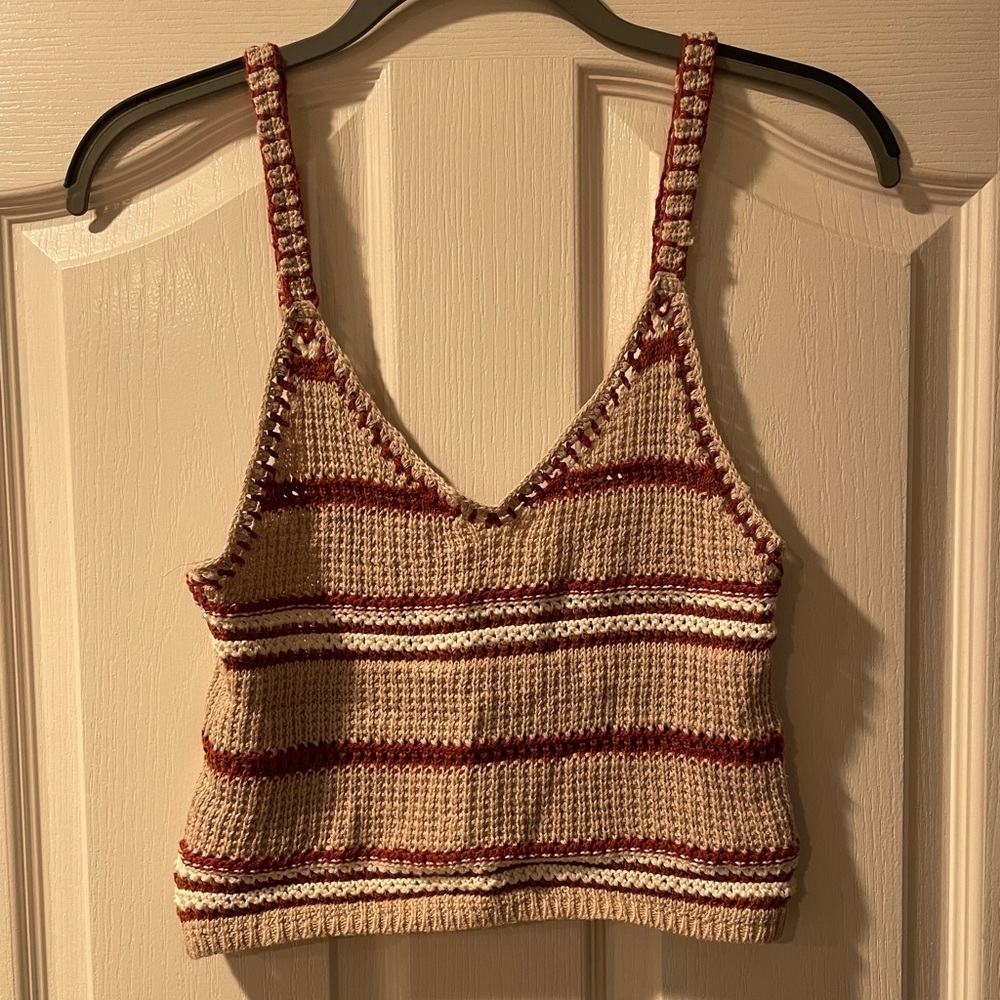 American Eagle Crochet Tank